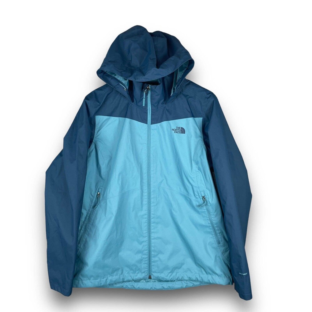The North Face Womens Resolve Plus Blue Jacket Size XL